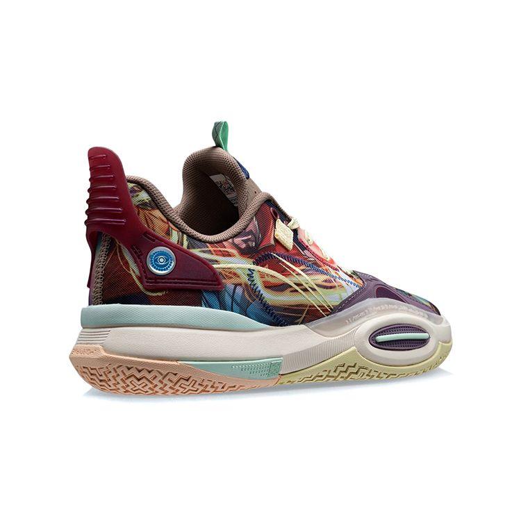 Баскетбольные кроссовки LiNing All City 10 V1 Youth Edition Magic Rebound Shock Absorbing Low Top Детские баскетбольные кроссовки Twilight-Purple ABPS059-3