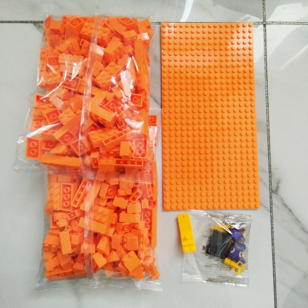 Building Blocks Hybrid Particles520g Bulk 17Colours DIY Toys for Children Free Base Plate Jigsaw Puzzle