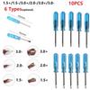 Инструмент для ремонта Отвертки 10 шт./набор Пластик Нержавеющая сталь