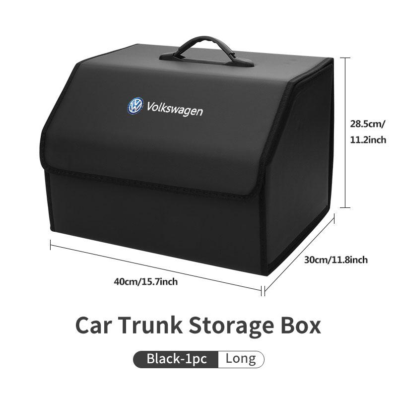 For Volkswagen VW Car Trunk Organizer Box Tailbox Stowing Tidying Storage Bag Polo Jetta Sagitar Magotan Passat B5 B6 B7 CC pn2
