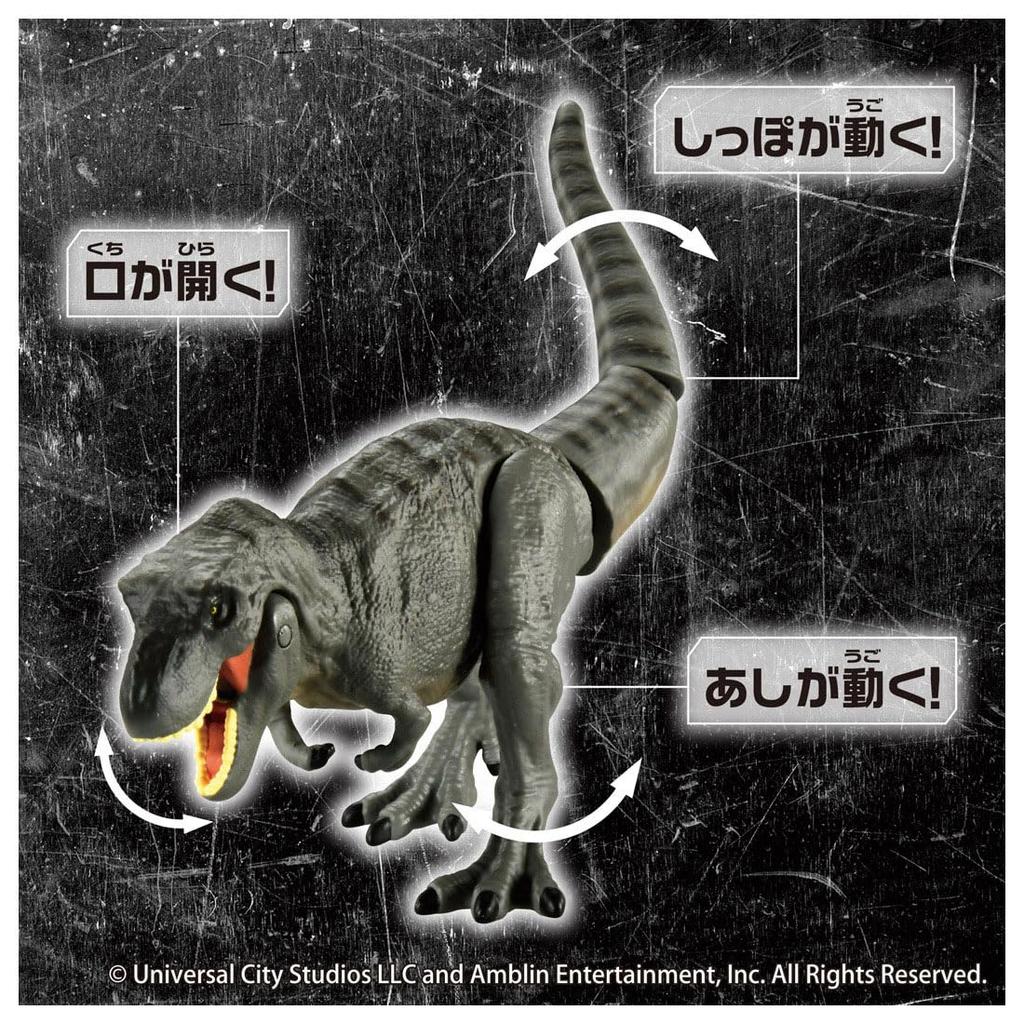 TAKARA TOMY Аня Мир Юрского периода Воскрешение Животное Игрушка Динозавр для Возраста 3 лет и старше Ти-Рекс (Земельная версия)