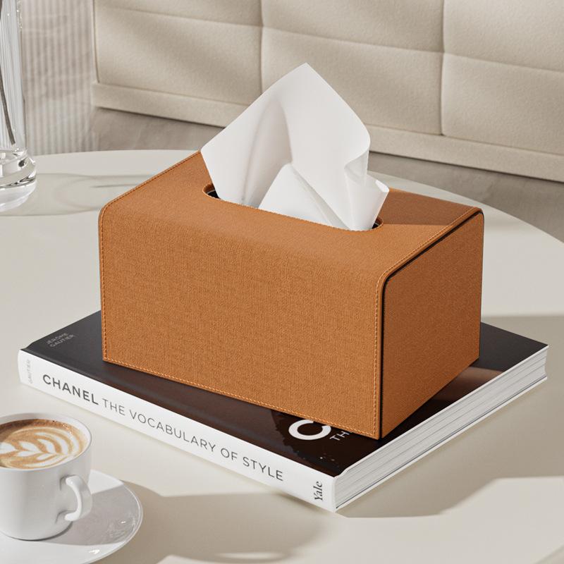 Новая роскошная коробка для салфеток в европейском стиле, высококачественный кожаный держатель для салфеток, коробки для салфеток для гостиной, ванной комнаты, домашнего декора