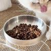 Cervical Protection Elevated Pet Bowl Acrylic Frame Stainless Steel Cat Bowl Dog Bowl  Pet Feeding