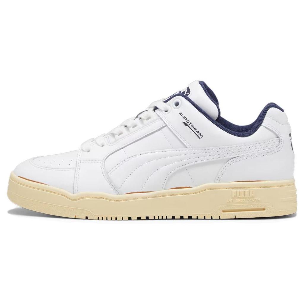 Puma Slipstream Lo The Never Worn 2 Unisex Sneakers White New-Navy Light-Straw 393137-01