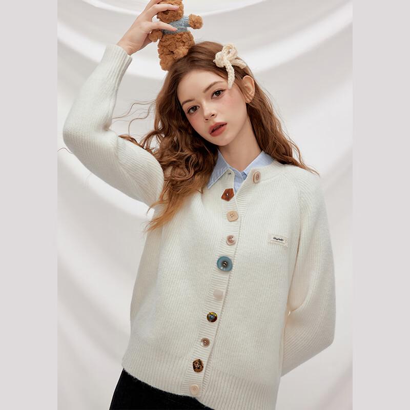 unifree Women's Loose Knit Cardigan Sweater