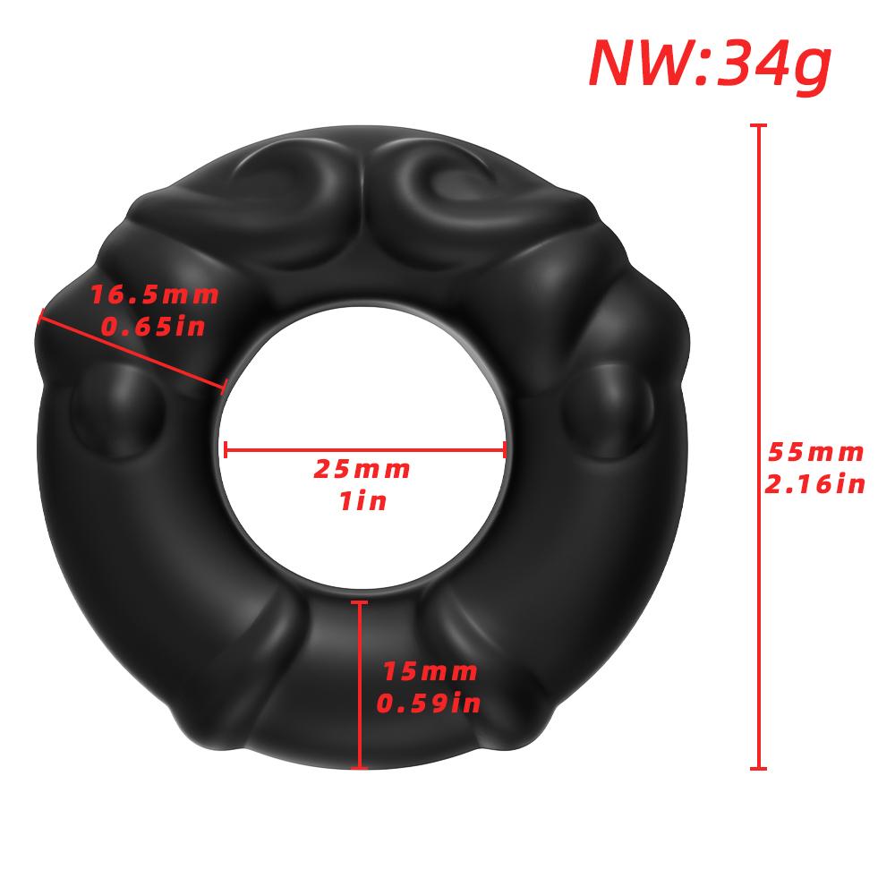 Physical Delay Cock Rings with Thickened Design Manufacturer Product Penis Rings for Male