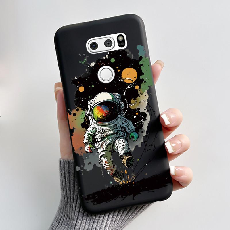Милый Чехол Для LG V30 V30+ Plus Funda LG V30s ThinQ Capa LG V35 ThinQ Печатный Корпус Защитная Крышка Мягкий Силикон Мультяшные Чехлы