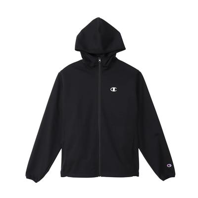 Длинная водонепроницаемая One Point Full Zip M [Champion] Верхняя одежда, Рукава, Эластичная, Увлажняющая, Водоотталкивающая, Ветрозащитная, Логотип, Толстовка с капюшоном, Мужская спортивная, C3-YS103,