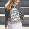 Esoteric Illustration Of Ouroboros Snake Backpack Daypack Large Capacity BookBag School Bag Shoulder Bags for Men Women