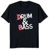Смешная футболка Drum and Bass Любители рома и задниц Шутки Y2k С коротким рукавом Мягкая Унисекс С круглым вырезом Летняя футболка Топы EU Размер Женская одежда
