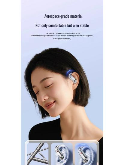 Беспроводные Bluetooth-наушники Monster C01 с открытым ухом и костной проводимостью, ультралегкие, не ощущаемые на ушах, накладные