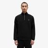 Fred Perry [Острый] Свитшот на молнии до середины с клетчатой лентой - Черный Afpm2336587-102