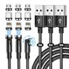 Магнитная зарядка USB Зарядка Магнитный кабель 2 м 2 м Набор 9 Магнитный USB Магнитный зарядный кабель с Lightning и Micro для iOS Магнитный зарядный кабель