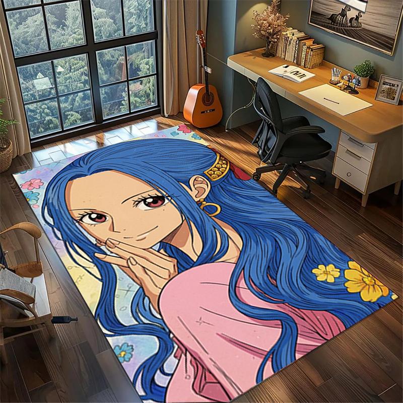 Bedroom Decor "ONE PIECE" Non Slip Washable Large Area Rug Carpet Gamer Room Floor Mat kwq28