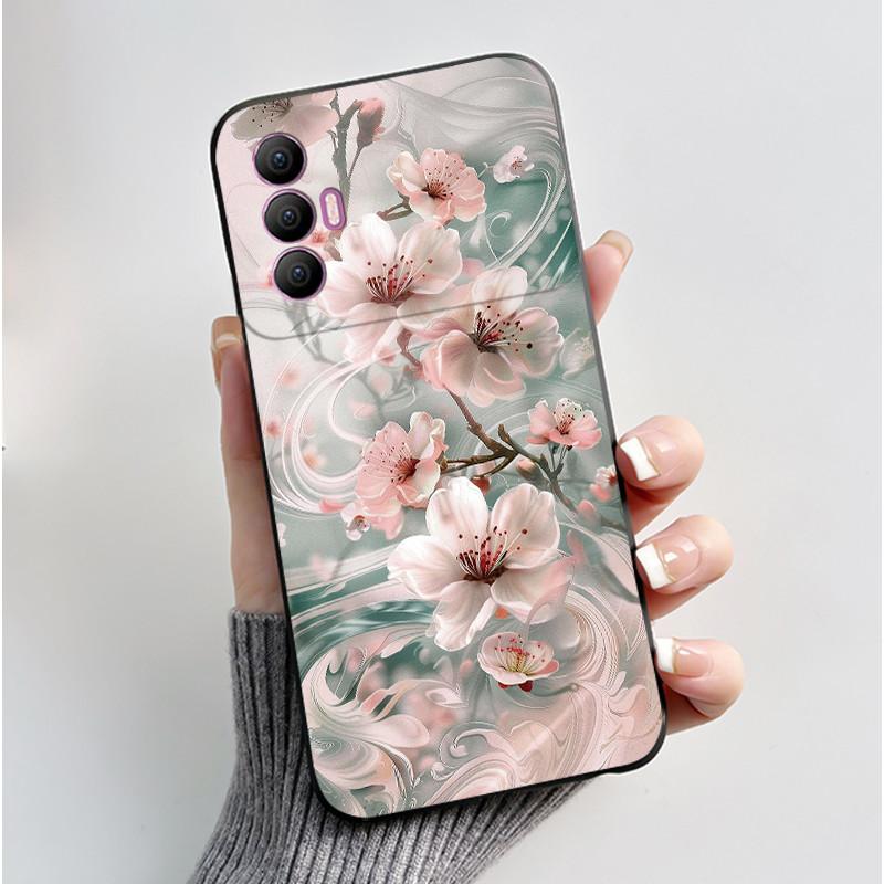 Милый Чехол Для Tecno Spark 8 Pro Funda Capa Печатный Корпус Защитная Крышка Мягкий Силикон Мультяшный Чехол Для Телефона Coque