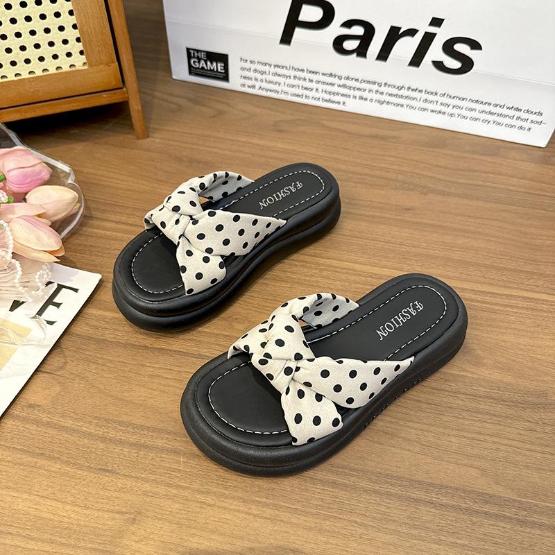 Summer summer wear non-slip deodorant silent mesh beach soft bottom thick bottom slippers