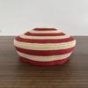 Color Block Dome Cap Paper Straw Sun Hat Brim Hat Straw Top Hat  Daily Wear