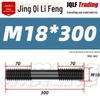 Высокопрочный двусторонний шпилька M12-M18 | Резьбовой стержень для пресс-форм и штамповки Класс 8.8