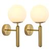 KCO Lighting Nordic Wall Light, Minimalist Antique Style, Wall-Mounted Sconce with E26 Base, Retro Bracket Light for Entryway, Hallway, Living Room,