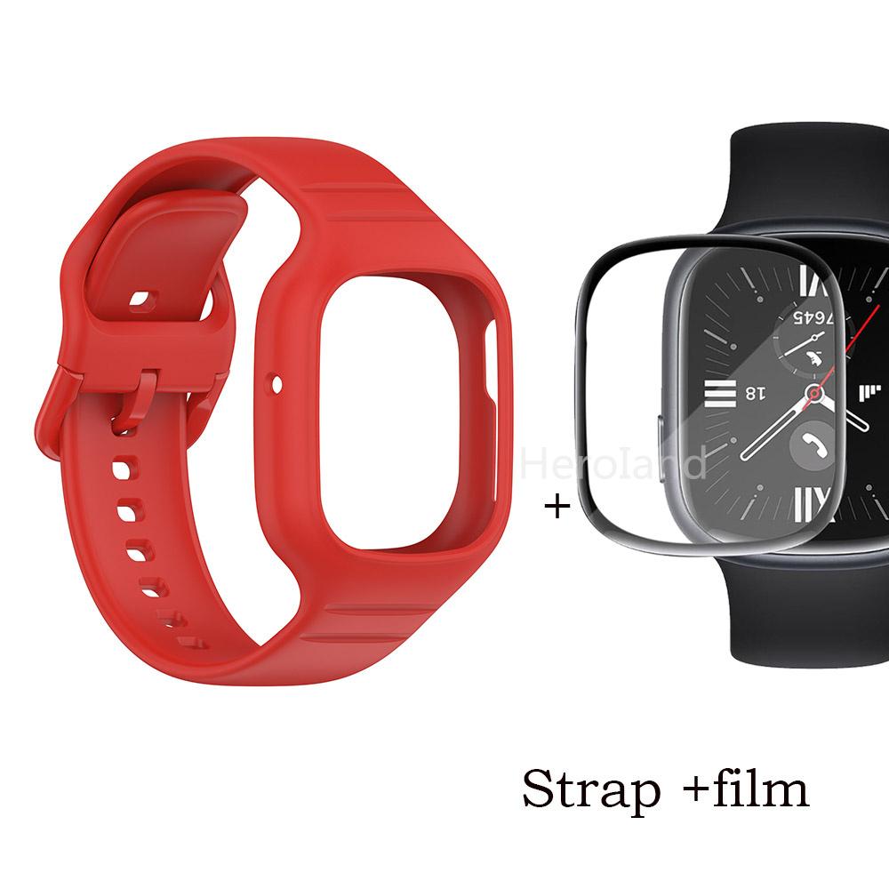 Спортивный силиконовый ремешок для часов Huawei Honor Watch 4, ремешок для смарт-часов, браслет для Honor Watch4, аксессуары, ремешок 2 в 1