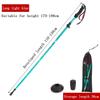 Climbing Stick Folding Aluminum Alloy Ultra Light Ultra Short Retractable Outdoor Walking Stick 5 Section Hiking Walking Stick