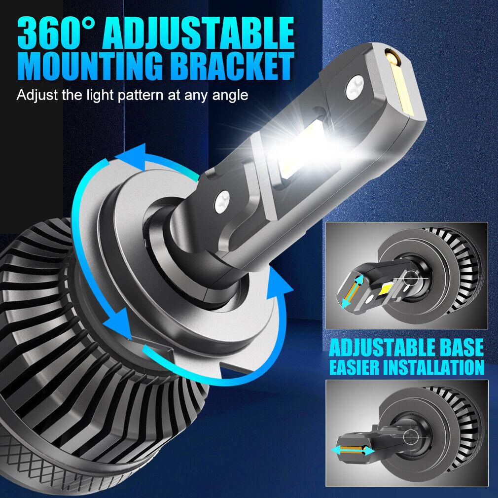 2 шт. H1 H4 H7 светодиодный Canbus H8 H11 9005 HB3 9006 HB4 9012 Hir2 Turbo светодиодный светильник для фар 140 Вт 30000LM 12 В 24 В 6500 К комплект автомобильной лампы