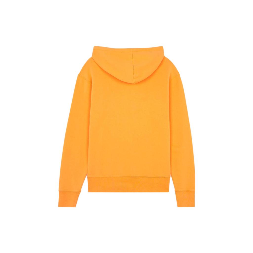 Maison Kitsune SS22 Logo Fox Embroidery Drawstring Comfortable Cartoon Sweatshirt Unisex sweatshirt Orange IU00355KM0001-P851