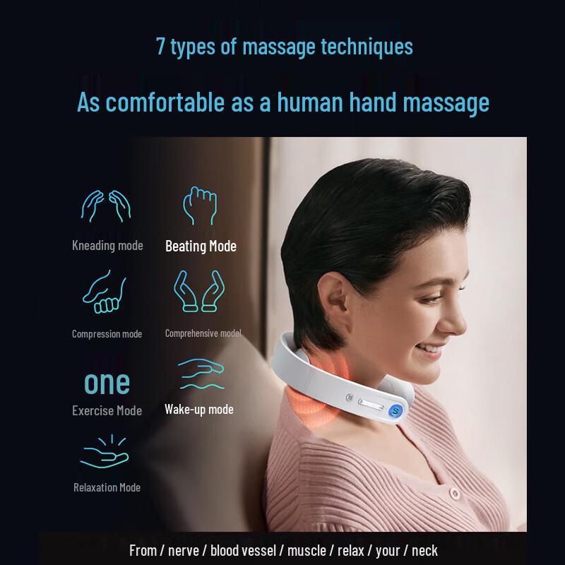 SKG G1 Series 3rd Gen Luxury Neck Massager CN plug (adapter included)