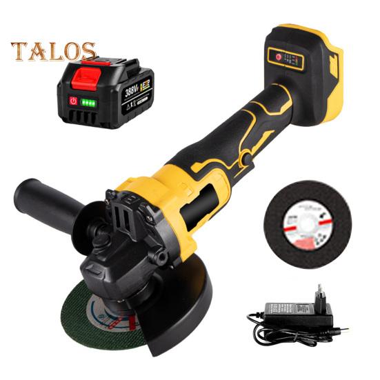18 В аккумуляторная угловая шлифовальная машина 10000 об/мин бесщеточный двигатель электрический шлифовальный инструмент 3 переменные скорости ручная шлифовальная машина для резки шлифования полировки