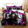 3D Print Falling in Reverse Bedding Set Single Twin Full Queen King Size Bed Set Adult Kid Bedroom Duvetcover Sets Anime Bed