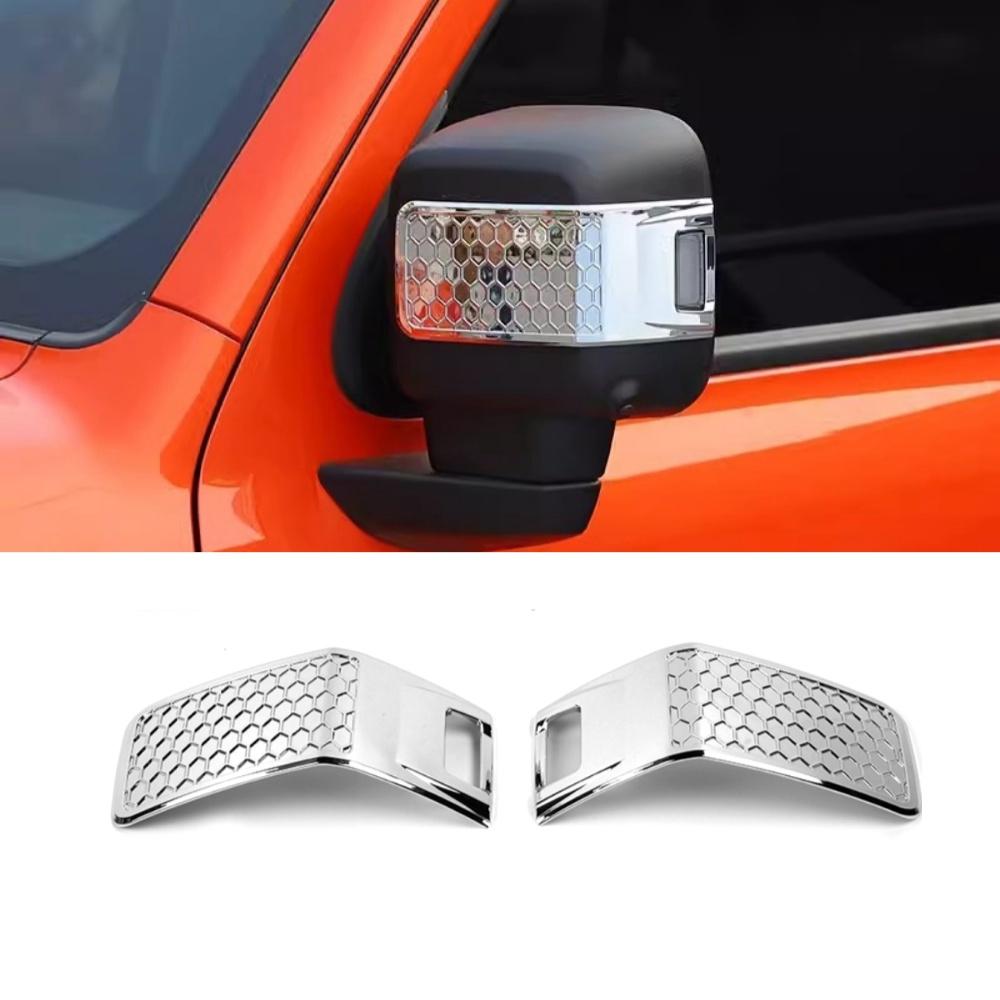For GWM Great Wall Tank 300 2022 2023 Accessories ABS Chrome Car Side Mirror Strips Rear View Mirror Trim Sticker Cover Garnish