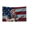 Wwillies Nelson Flag Rock Music Band Banner 3x5ft With Grommets Hd Printing Tapestry Exhibition Music Band Fans Garage Decor