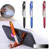 1PC 4-in-1 Foldable Ballpoint Pen Stylus Flashlight + Support for Tablet Cellphone
