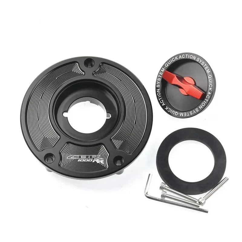 Для CBR CBR1000RR ABS 2004-2013 CBR1000RR Fireblade CNC Алюминиевая крышка бензобака без ключа Мотоаксессуары