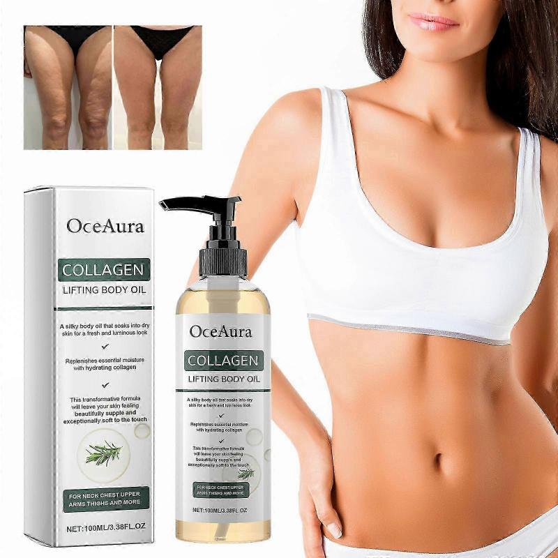 1-3X Масло для тела OceAura Collagen Firming – Увлажняющее массажное масло для повышения упругости для гладкой кожи