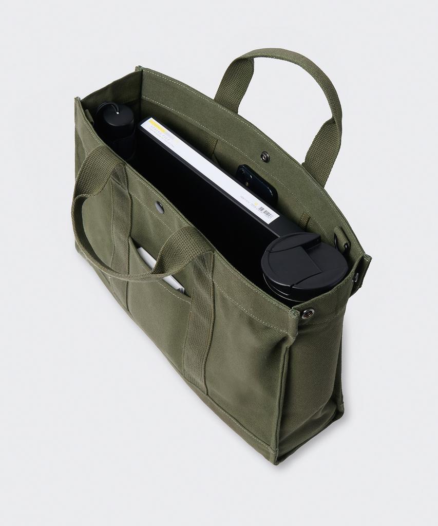 Musinsa Standard Heavy Canvas Square Tote Bag [Khaki]