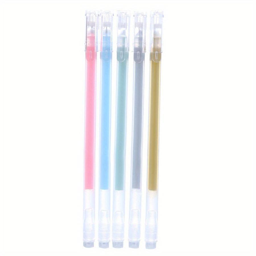 20pcs 0.5mm Pastel Pen Large Capacity Gel Pen Color Handbook Pen Marker High Gloss Pastel Pen Album Flash Pen