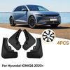 4Pcs Black Car Fenders Mudguard For Hyundai Ioniq 5 + Splash Guards Fender Mud Flaps Guards Exterior Parts Car