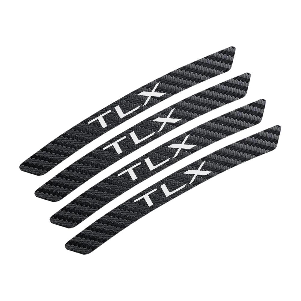 Наклейки на диски автомобиля Внешние наклейки на шины Карбоновый стиль Тюнинг Декоративные аксессуары Для Acura RDX MDX YD2 V6 Aspec ILX VTEC TLX