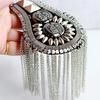 British Style Brooch Small Suit Shoulder Strap Multi Tassel Rivet Epaulet Epaulette