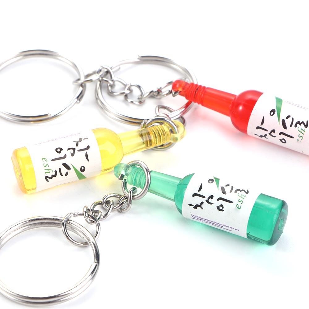 Подвеска Автомобильный ключ Аксессуары Банки соджу Брелок Моделирование Брелок Банки соджу