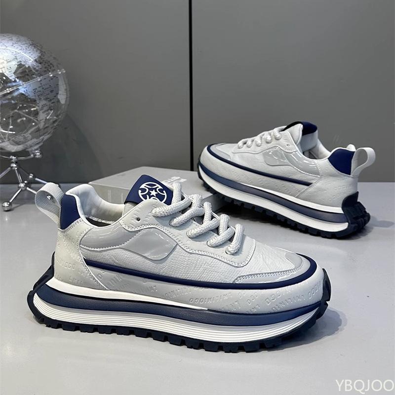 Универсальная дышащая легкая повседневная мужская обувь осень толстая подошва износостойкая спортивная мягкая подошва для бега мужская обувь