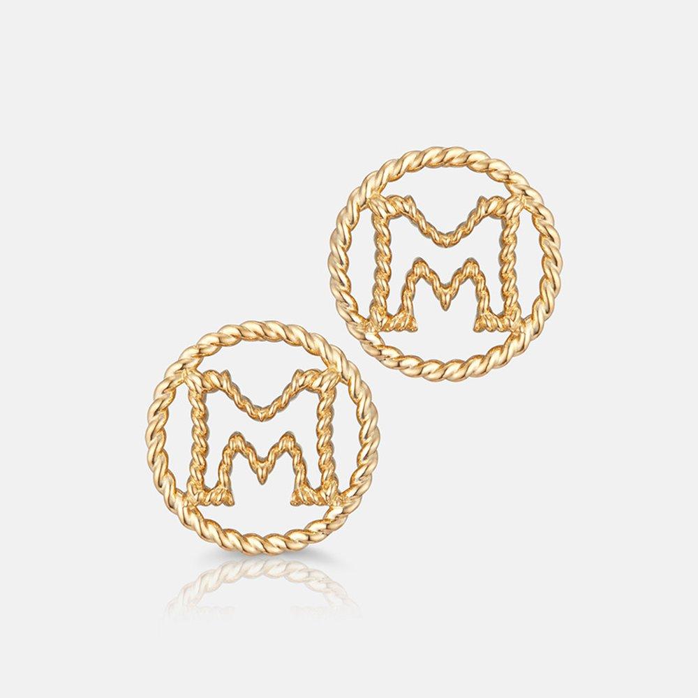 Tuberare Gold Silver Earrings A201Se0063Ypq