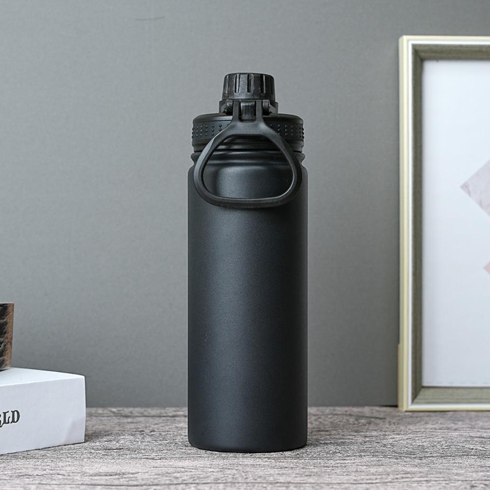 WATERSY Outdoor Sports Water Bottle Stainless Steel Vacuum Insulated 650ml Double Thermal Flask Coffee Mug for Hiking Gym Travel