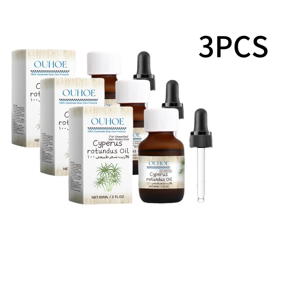 OUHOE Soothing Hair Removal Care Oil With Plant Essential Oils Vitamin E For Women Daily Use Gentle On Skin Smooth Body Skin 60ml