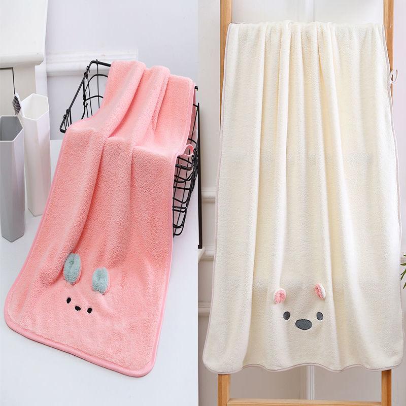 2 шт. банные полотенца из чистого хлопка, банные полотенца для взрослых, впитывающие и не оставляющие ворса банные полотенца, женские банные полотенца, бытовые полотенца, приятные для кожи и мягкие