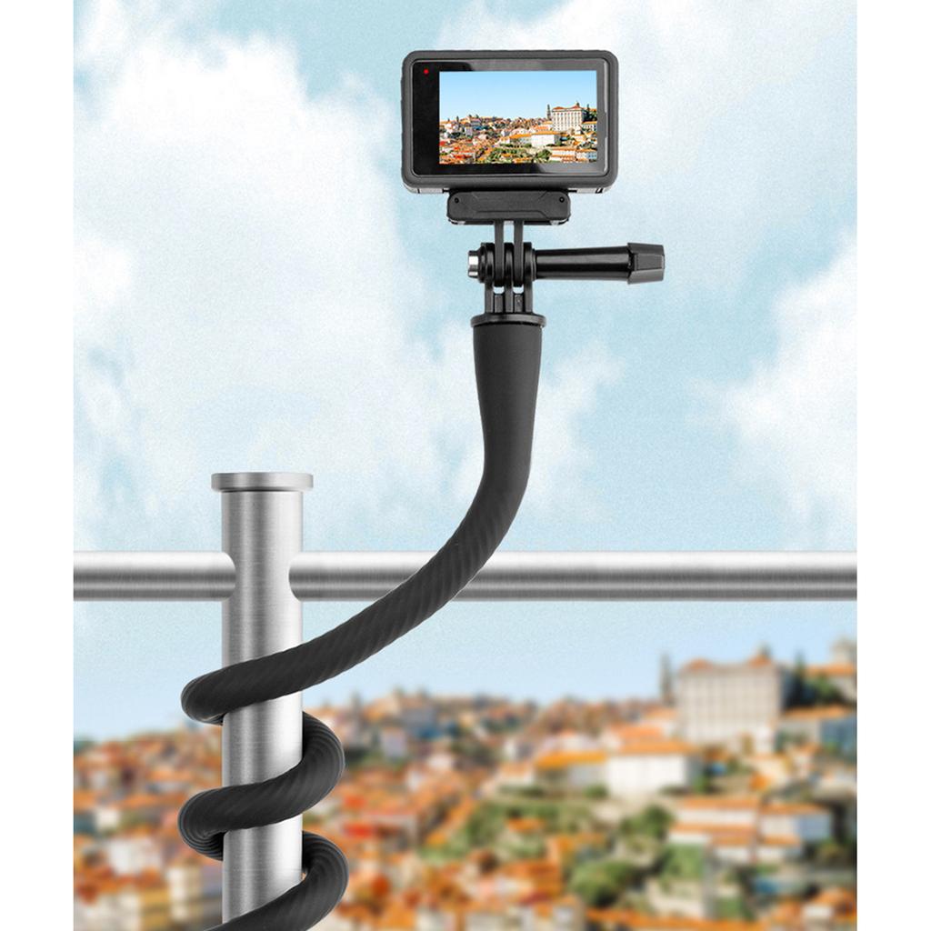 Гибкий штатив-гусиная шея для камеры, кронштейн-держатель, адаптер для крепления для GoPro11, настольный зажим-кронштейн с разъемом 1/4