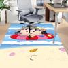 1pc Chibi Maruko Chans Adventures Carpet for Playroom Bedroom Living Room Sofa Home Decor,kids Game Area Rug Non-slip Floor Mat Y72814