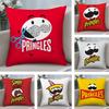 Классическая наволочка P-Pringles, плюшевая ткань, мягкая, с двусторонним принтом, чехол для диванной подушки, наволочки для декоративных подушек