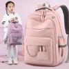 Student Schoolbag Solid Color Backpack Girl Large Capacity Backpack